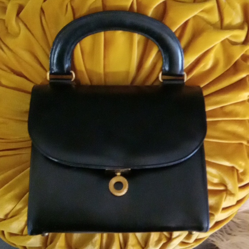 Vintage Bienen-Davis satchel leather handbag